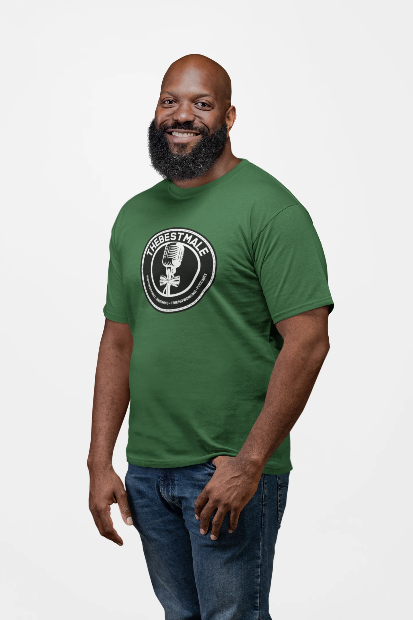 Green-model-The-best-male-shirt