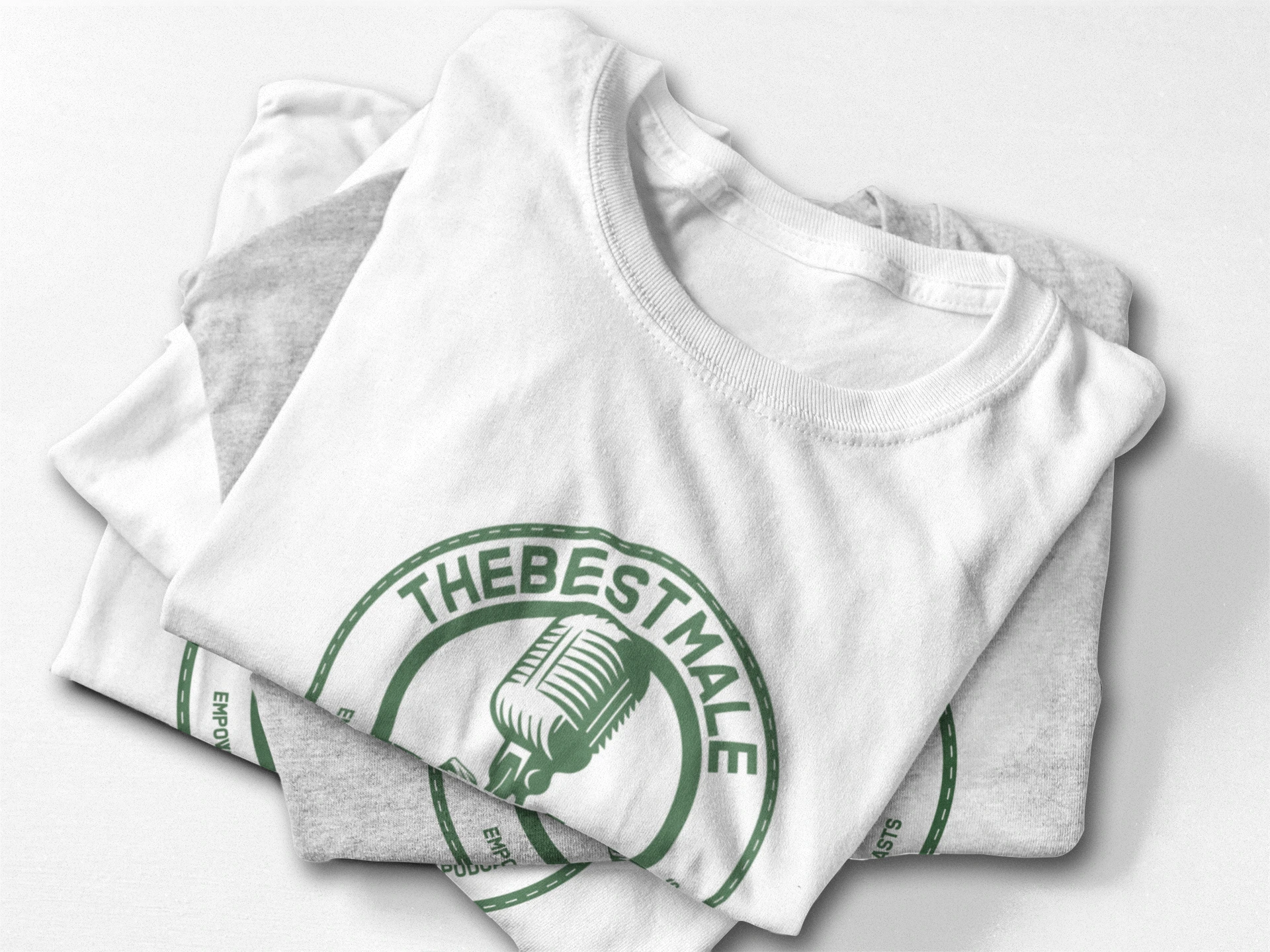 TheBestMale-White-Tee-Pile